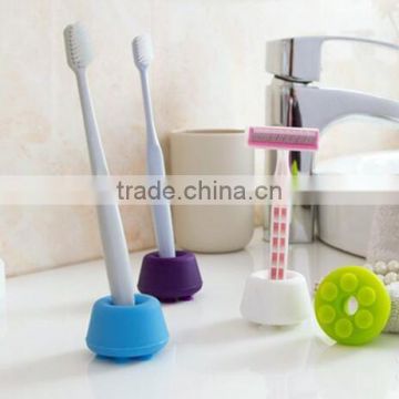 CY180 bathroom sets sucker Cute Toothbrush Holder