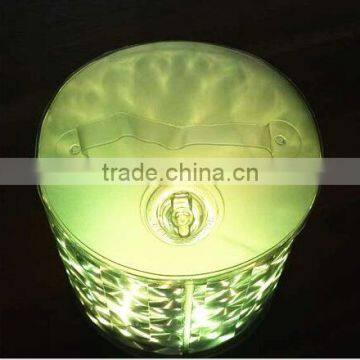 Factory Direct Sale Foldable Solar Inflatable Camping LED Lamp Outdoor Waterproof Portable Camping Colorful Night Light photo-3