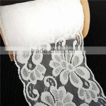 Hot Sale Black and White African Lace Fabric Making Wedding Ribbon