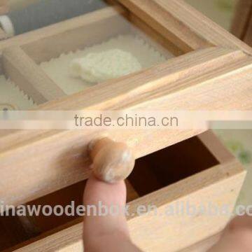2015 Popular Customize Folding Wooden Sewing Box photo-3