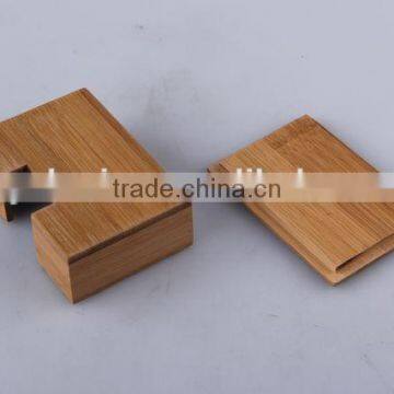 Separable Rectangular Bamboo Name Card Box photo-3