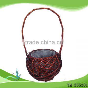 cheap wicker baskets 2016 new product hot selling with handle