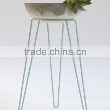 Home Garden Fancy Design Mini Metal Wire Powder Coating Flower Pot Stand photo-4