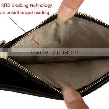 Genuine Leather Multi Card Holder Wallet With Zipper Pocket for Men&Women photo-6