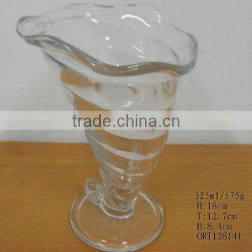 glass ice cream cup