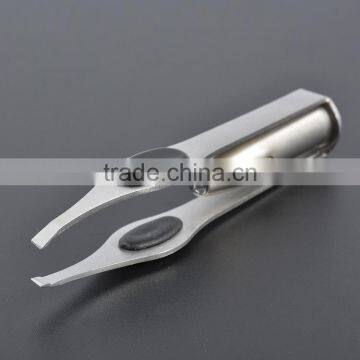 Manufacturers Sell LED Flashlight Eyebrow Clip, Eyebrow Tweezers, Band Light, Eyebrow Clip, Stainless Steel Oblique Eyebrow Clip photo-2