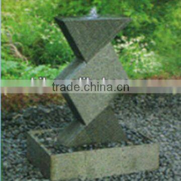 shape outdoor stone water fountain