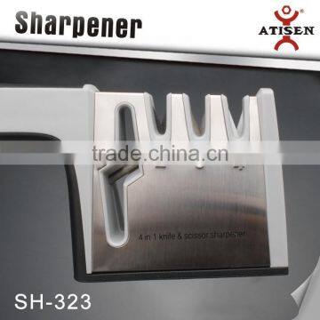 Deluxe Diamond Kitchen Knife Sharpener - Instant Razor-Sharp Knives photo-2