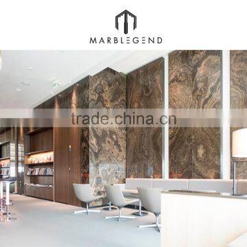 Cross Cutting Canada Eramosa Tobacco Brown Marble Tile