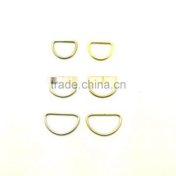 Metal Hardware Ring / Wholesale Steel Rings / Brass Plating Metal D Ring photo-5