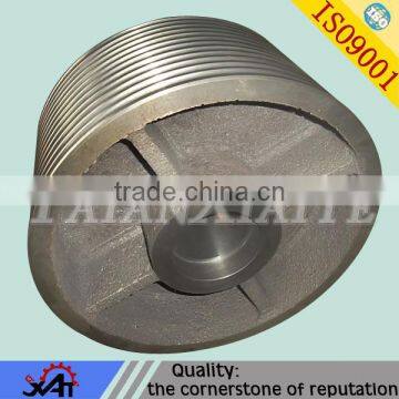 Ductile iron casting agricultural tractor spare parts pulley wheel