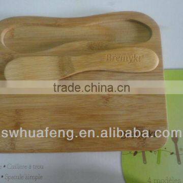 2016 Fashion bamboo butter Knife set