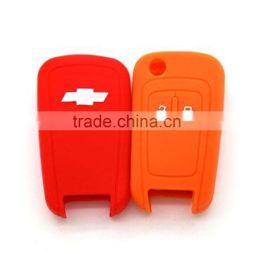 China supplier eco-friendly waterproof silicone car key cover for Chevrolet