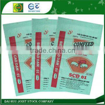 Printable with many color PP woven sack for feedstuffs