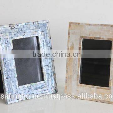 Rectangle mother of pearl photo frame
