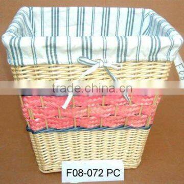 2015 hot sale Cheap Wicker Laundry Basket--squar shape