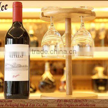 Natural Bamboo Wine bottle glass holder