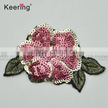 Custom design sequin patch for decoration WEFB-477