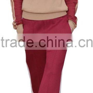 The new spring autumn winter comfortable cotton velour suit leisure sport tracksuit for women