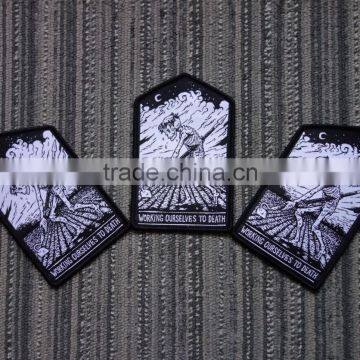 High Quality Fashion Woven Patches for Clothes photo-2