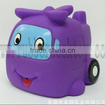 Floating Rubber Cartoon Car Toy ,rubber Cartoon Car Bath Toy ,baby Rubber Cartoon Car Toy photo-4