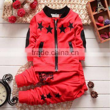 2016 Spring Autumn Kids Boys Sport&Casual Clothing Sets Cotton Jacket + Pants Sports Suits Baby Clothing Set Tracksuit Set photo-5
