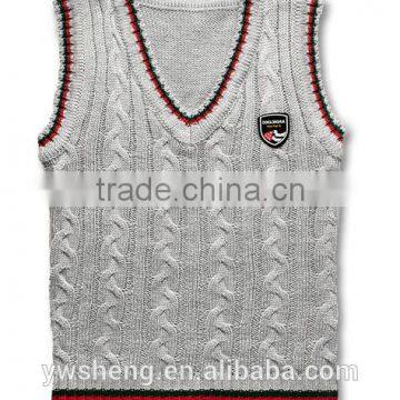Children Sweater Knit Vest Vest Waistcoat Male Child Sweater Woolen Design Knitted Machine Price Sleeveless Sweater photo-5