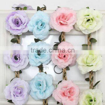 F20074N Wholesale Artificial Flower Garland Hair Accessory photo-4