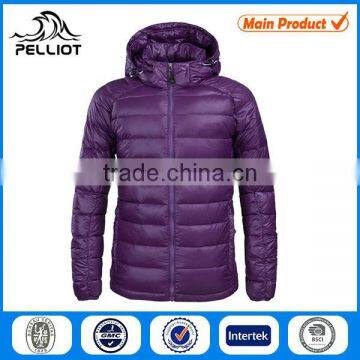 Mid-length Hooded Down-filled Jacket