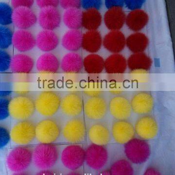 High Quality Fox Fur Ball /fox Pompom Ball/fur Pompom Accessories photo-5