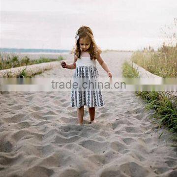 Flutter Sleeve Pretty Childrens Dresses Birthday Dress For Girl Of 7 Years Old photo-2