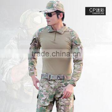 Outdoor Military Uniforms A-TACS FG Camouflage Clothing Multi Color Frog Battle Suit Tactical Suit photo-3