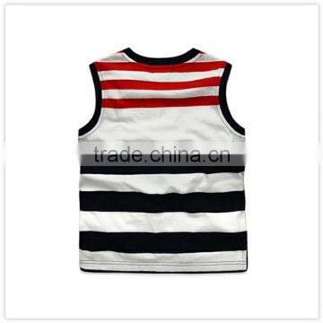 2016 Boy Breathable Comfortable Cotton Sleeveless Printing Round Collar Vest photo-2