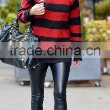 DY2435W High Fashion Ladies Sexy pu Leather Leggings photo-2