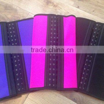 2017 New 9 Steel Boned Ladies High Quality Latex Waist Trainer Corsets photo-2
