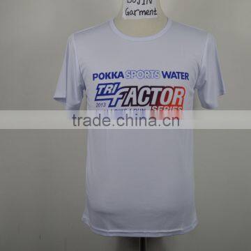 2014 New design cheap white sport t shirt