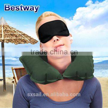 Bestway Flocked travel neck pillow