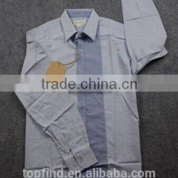 latest design men's long sleeve dress shirt