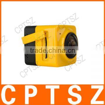 2016 Newest 360 Degrees Sport Action 1080P 30fps Mini Camera WiFi H.264 Panorama Camera 360x220 Large Panoramic Video Camera photo-3