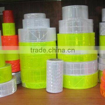 High prismatic reflective pvc tape / PVC crystal reflective tape / warning reflective tape pvc