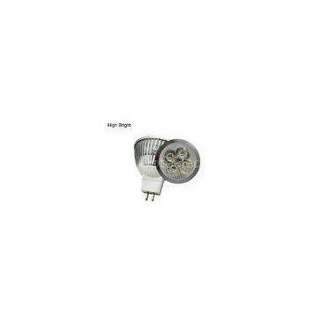 High Power 4W IP20 50mm * 51mm 2600 - 3700K .Aluminium Alloy MR16 LED Bulbs For Artwork