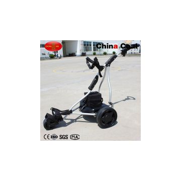 Foldable Electric Remote Control Hand Push 3wheels Golf Bag Trolley YM150-B photo-2