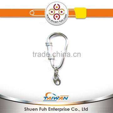 metal key ring with snap hook