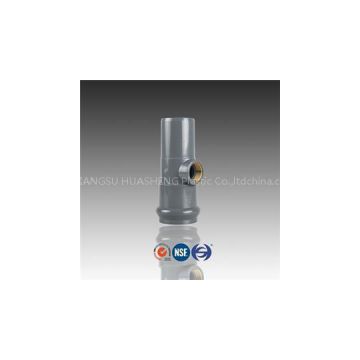 PVC Tee With Copper Threaded F/S,Faucet Rubber Ring