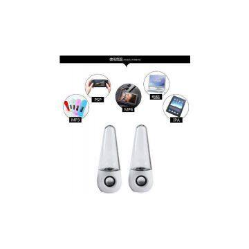 USB Water Dancing Speakers, Mini Speaker With LED Colorful Fountain photo-2
