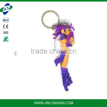 2013 plastic girl figure for key chain