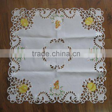 Handmade Embroidery Polyester Tablecloths for Easter