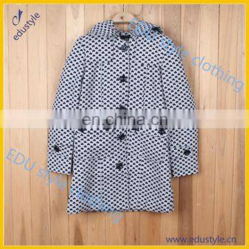 2017 Fashion Plus Size Polyester Black Women Winter Coats photo-2