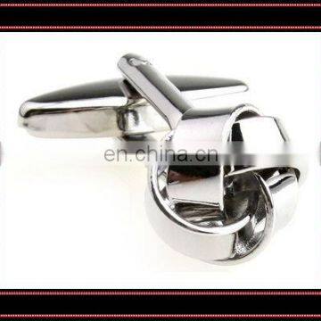 Fashionable New Design Button Make Metal Knot Cufflinks photo-6