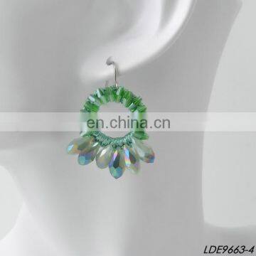 Wired Handmade Crystal Earring